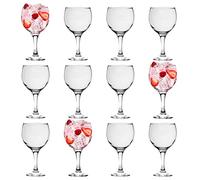 LAV 12x Misket 645ml Verres à Gin & Tonic - Grand Verre Longue Tige Vin Cocktail Ballon Copa en Buvant Coffret Cadeau - by