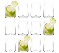 LAV 12x Terra 590ml Verres Highball - Haut Hi Ball Verre Eau Gin Jus Cocktail en Buvant Verrerie Gobelets Ensemble - by