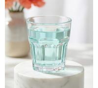 LAV 6 pièces Aras Eau Gobelets Set - Facettes Whisky Boissons gazeuses Lunettes - 200ml