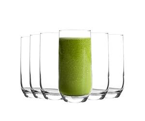 LAV 6 pièces Sude Highball Glasses Set - Longue Moderne Boire Un Verre Cocktail Gobelets - 315ml