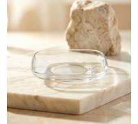 LAV 6X Clair 12.5cm Cozy Soucoupes à Expresso en Verre - Café Latté Thé Chocolat Chaud Macchiato en Buvant Tasses Verres Ensemble avec Poignée