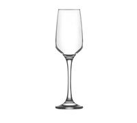 LAV 6X Lal 230ml Flûtes à Champagne en Verre - Réutilisable Prosecco Vin Mariage Verres à Boire Ensemble-Cadeau - by