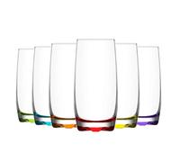 LAV Adora Highball Verres à Cocktail - 390ml - Rainbow - Lot de 6 Verres Multicolores
