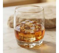 Lav 6 pièces Adora Whisky Verres Set - Couleur Liqueur Rocks Old Fashioned Gobelets - Poivron Base - 290ml - Multi