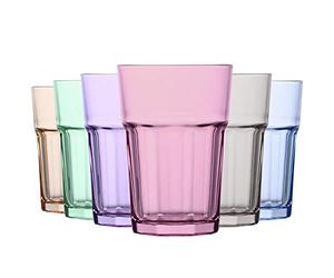 LAV Aras Highball Cocktail Tumbler Lunettes - 365ml - Multicolore - Paquet de 12