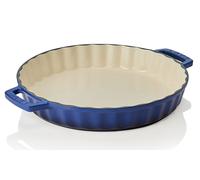 LAVA Cocotte bleue Ø 30,5 cm, Série Roaster round Fonte émaillée
