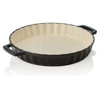 LAVA Cocotte noire Ø 30,5 cm, Série Roaster round Fonte émaillée