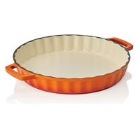 LAVA Cocotte orange Ø 30,5 cm, Série Roaster round Fonte émaillée