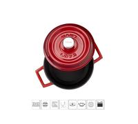 LAVA METAL Marmite en fonte ronde 16cm - rouge