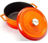 LAVA Metal Pot Ø 28 cm, 6,7 l, fonte, orange LAVA METAL LVYTC28K2OR