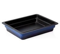 LAVA Moule à pâtisserie GN bleu - GN 1/2, Série GN pans 36, Fonte émaillée