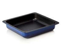 LAVA Moule GN bleu - GN 2/3, Série GN pans 36, Fonte émaillée