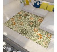 Lavables 90x150 Tapis pour Salon antidérapants Chambre Fleurs botaniques orientales rétro Espace imprimé Cottage Moquette intérieure Poil Bas pour Bureau Domicile décoration parquet Bois Dur
