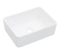 vidaXL Lavabo 40 x 30 x 13 cm céramique blanche