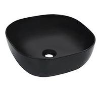 Lavabo 42,5x42,5x14,5 cm Céramique Noir Noir G