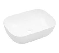 vidaXL Lavabo lave-mains 45,5×32×13 cm Céramique Blanc
