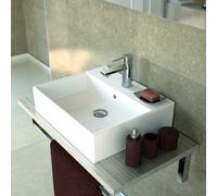 Lavabo 50 x 42 cm en céramique blanc à poser ou suspendu Ideal Standard Strada (K077701)