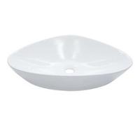 vidaXL Lavabo 58,5 x 39 x 14 cm Céramique blanche