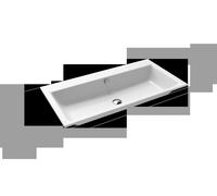 Kaldewei vasque Puro 900206003001 3152, 90x46x1,4cm, effet perlant blanc, sans trou pour robinetterie