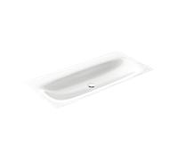 KEUCO EDITION 11 ART lavabo à encastrer en acier émaillé, 1206x4x493mm, sans trou pour robinetterie, 32590511200, Couleur: Blanc