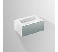 Lavabo Alape Folio 5155810000 804 x 500 mm, gris fossile, avec trou de robinetterie, sans trop-plein