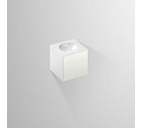 Lavabo Alape Folio12 5161514000 381 x 361 x 363 mm, laqué blanc satiné, sans trou de robinetterie ni trop-plein