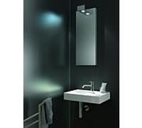 Lavabo Alape QS525H.L 4279000000 52,5 x 32,5 cm, blanc, avec trou de robinetterie, sans trop-plein