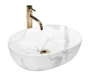 LAVABO AMELIA 48 MARMO BRILLANT - À POSER SKU REA-U8001
