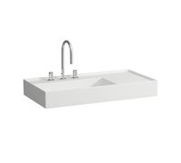 Lavabo asymétrique droite kartell 90x46 blanc mat - LAUFEN H8103387571581