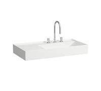 Lavabo asymétrique gauche kartell 90x46 lcc blc - LAUFEN H8103394001581