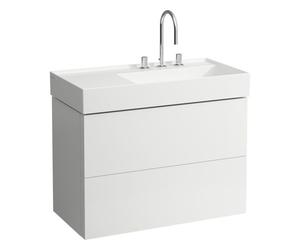 Lavabo Asymétrique Gauche K'Bylaufen 90X46 Blc Mat - LAUFEN H8103397571581