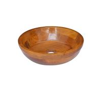 vidaXL Lavabo en bois massif teck Φ40x10 cm