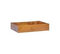 vidaXL Lavabo en bois massif teck 50x35x10 cm
