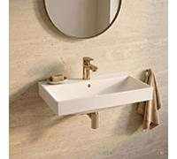 Lavabo CARLDIX x LAUFEN 60 cm A91002006001 Blanc, 600 x 460 mm, avec trop-plein et trou de robinetterie, fixation murale