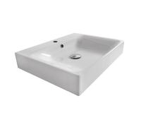 LAVABO CERAMIQUE CENTO A POSER OU A SUSPENDRE 50-45 CM BLANC BRILLAN - CRISTINA ONDYNA WCE5045