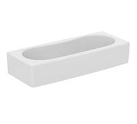 Lavabo collectif Contour 21 100x40 sans trop plein blanc en céramique