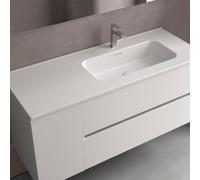 Lavabo Constanza 1000I Sans Siphon Et Bonde Clic-Clac, Pour Meuble 700 Blanc Mat 1010 X 20 X 460 Mm - SALGAR 113783