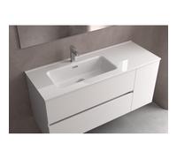 Lavabo Constanza 1100D Sans Siphon Et Bonde Clic-Clac, Pour Meuble 800 Blanc Brillant 1100 X 20 X 460 Mm - SALGAR 113773
