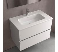 Lavabo Constanza 710 Sans Siphon Et Bonde Clic-Clac Blanc Mat 710 X 20 X 460 Mm - SALGAR 113775