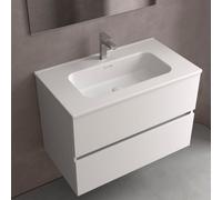Lavabo Constanza 910 Sans Siphon Et Bonde Clic-Clac Blanc Mat 910 X 20 X 460 Mm - SALGAR 113777
