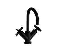 Lavabo Cross Road Melangeur Monotrou + Vidage Blackmat Robinetterie CROSS ROAD - CRISTINA ONDYNA CR22613