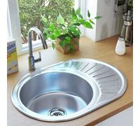 Lavabo de Luxe Comptoir Salle de Bain Cuisine Multimédia Ovale Mat Noir Céramique 40x33 cm