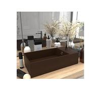 Lavabo de Salle de Bain avec Trop-plein Vasque à Poser de Toilette Lave-mains de Salle de Bain Cuisine Maison 146995