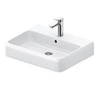 Duravit Lavabo Qatego 50x47 cm rectangulaire de meuble blanc brillant 2382600000