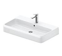 Lavabo Duravit Collection One 2382800000 80 x 47 cm, blanc brillant, avec trou de robinetterie, trop-plein et plateforme pour trou de robinetterie