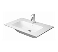 Lavabo Duravit ME by Starck 2336830000 avec trop-plein, 83 x 49 cm, 1 trou de robinetterie, blanc brillant