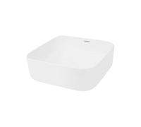 ECD Germany Lavabo Rond 390x390x140 mm - Céramique Blanc