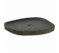 vidaXL Lavabo gris 65 x 50 x 6 cm Pierre de rivière