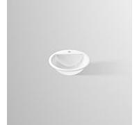 Lavabo encastré Alape EB S450H 2406100000 Ø 450 mm, avec trou de robinetterie, sans trop-plein, blanc