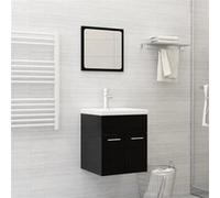 vidaXL Lavabo encastré avec robinet 42x39x18 cm céramique blanche